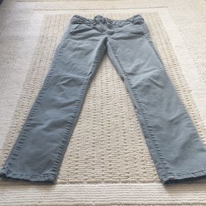 American Eagle olive green straight leg pants